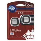 Ambi Pur, Car, zawieszka samochodowa z zapachem Old Spice, 4 ml, zestaw startowy, 2 szt.