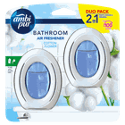 Ambi Pur, Cotton Fresh, odświeżacz powietrza do łazienki, 2 szt.