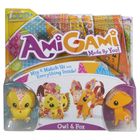 AmiGami, lis i sowa, zestaw 2 figurek