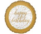 Amscan, balon foliowy, Happy Birthday Pastel Confetti, 46 cm
