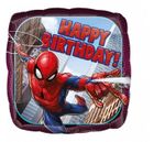 Amscan, Spider-Man, balon foliowy, Happy Birthday, 46 cm