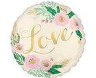 Anagram, balon foliowy, Natural wedding, 46 cm