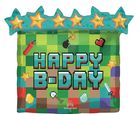 Anagram, balon foliowy, Pixel Party, 63-58 cm