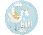 Anagram, balon foliowy, Special delivery Baby Boy, 46 cm