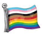 Anagram, balon foliowy, XL progress pride flag