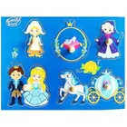 Anek dla Dzieci, Kopciuszek, układanka drewniana, 5 elementów