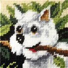 Anex-bis, Moje pierwsze wyszywanie, zestaw do haftu, Biały piesek