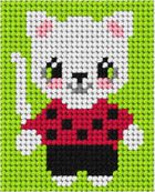 Anex-bis, Moje pierwsze wyszywanie, zestaw do haftu, Kotek