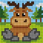 Anex-bis, Moje pierwsze wyszywanie, zestaw do haftu, Łoś