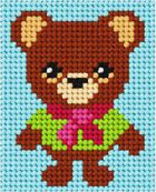 Anex-bis, Moje pierwsze wyszywanie, zestaw do haftu, Misio