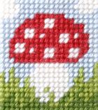 Anex-bis, Moje pierwsze wyszywanie, zestaw do haftu, Muchomorek