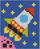 Anex-bis, Moje pierwsze wyszywanie, zestaw do haftu, Rakieta