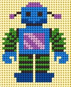 Anex-bis, Moje pierwsze wyszywanie, zestaw do haftu, Robot