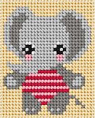 Anex-bis, Moje pierwsze wyszywanie, zestaw do haftu, Słonik