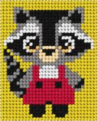 Anex-bis, Moje pierwsze wyszywanie, zestaw do haftu, Szop pracz