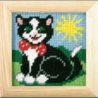 Anex-bis, Moje pierwsze wyszywanie, zestaw do haftu z ramką, Kotek