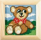 Anex-bis, Moje pierwsze wyszywanie, zestaw do haftu z ramką, Miś