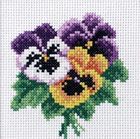 Anex-bis, zestaw do haftu krzyżykowego, Bratki