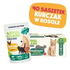 Animal Island, kurczak w rosole, karma mokra dla kota, 85g, 40 szt.