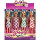 Anlily, lalka w sukience kwiaty, 1 szt.