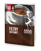 Anna Zaradna, filtry do kawy, rozmiar 4, 50 szt.