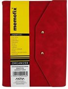 Antra, Memofix, organizer B6, nubuk czerwony
