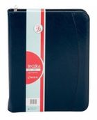 Antra, teczka A4, granatowa na suwak, 1 szt.