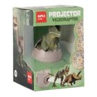 Apli Kids, Dinozaur Velociraptor, projektor, 24 slajdy