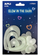 Apli Kids, Serduszka, fluorescencyjne naklejki