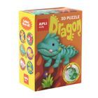Apli Kids, Smoki, Turkusowy, puzzle 3D