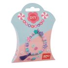 Apli Kids, zestaw do robienia bransoletek, Słodycze