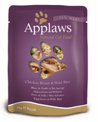 Applaws, saszetka, karma dla kotów, kurczak, dziki ryż, 70g