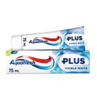 Aquafresh, Plus Visible White, pasta do zębów z fluorkiem, 75 ml