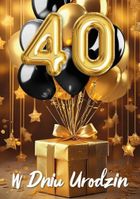 Armin Style, karnet, B6, 3D, Urodziny 40