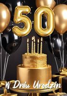 Armin Style, karnet, B6, 3D, Urodziny 50