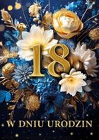 Armin Style, karnet B6 z kopertą, urodziny 18