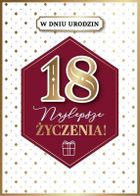 Armin Style, karnet B6 z kopertą, urodziny 18