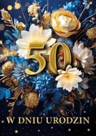 Armin Style, karnet B6 z kopertą, urodziny 50