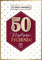 Armin Style, karnet B6 z kopertą, urodziny 50