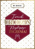 Armin Style, karnet B6 z kopertą, urodziny