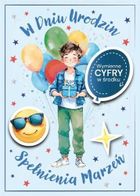 Armin Style, karnet B6 z kopertą, urodziny