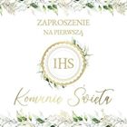 Armin Style, zaproszenie, komunia, 10 szt.