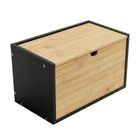 Aromelio, Cadre bambusowy chlebak, dwustronnie otwierany, 20-33-20 cm