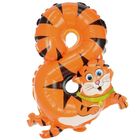 Arpax, balon foliowy, cyferka 8, zwierzątko