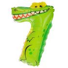 Arpex, balon foliowy, cyferka 7, zwierzątko