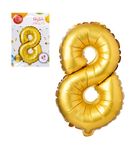 Arpex, balon foliowy cyferka matowa 8
