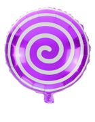 Arpex, balon foliowy, lizak, fioletowy