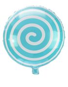 Arpex, balon foliowy, lizak, turkusowy