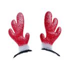 Arpex, bokatowe rogi renifera, czerwone, 2 szt.