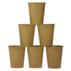 Arpex, kubki papierowe, kraftowe, 6 szt.